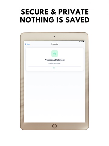 Bank Converter to CSV iPad screenshot