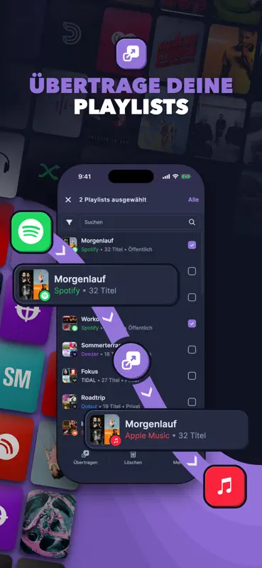 Soundiiz: Playlist-Transfer screenshot 2 of 5