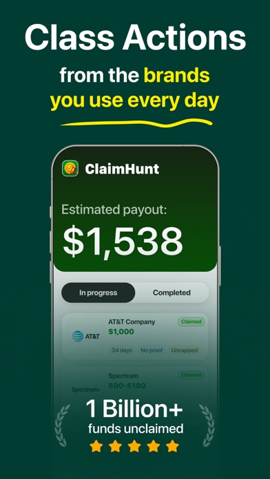 ClaimHunt – Class Actions iPhone screenshot 5