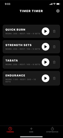 TimerTimer Workout App screenshot