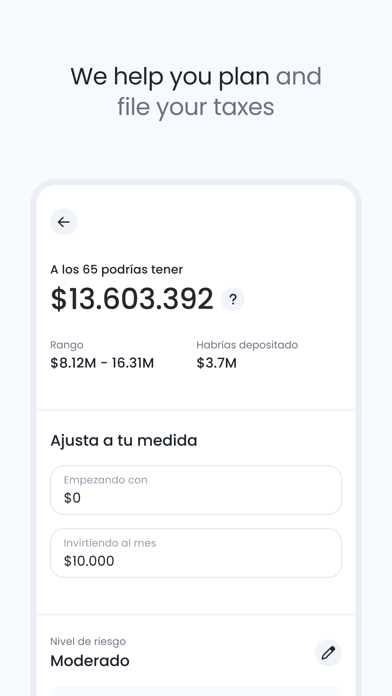 Fintual: Invierte y ahorra iPhone screenshot 7 - Finance app