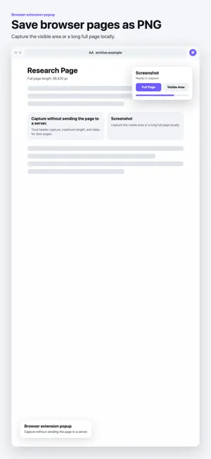 Web Screenshot for Browser screenshot 2