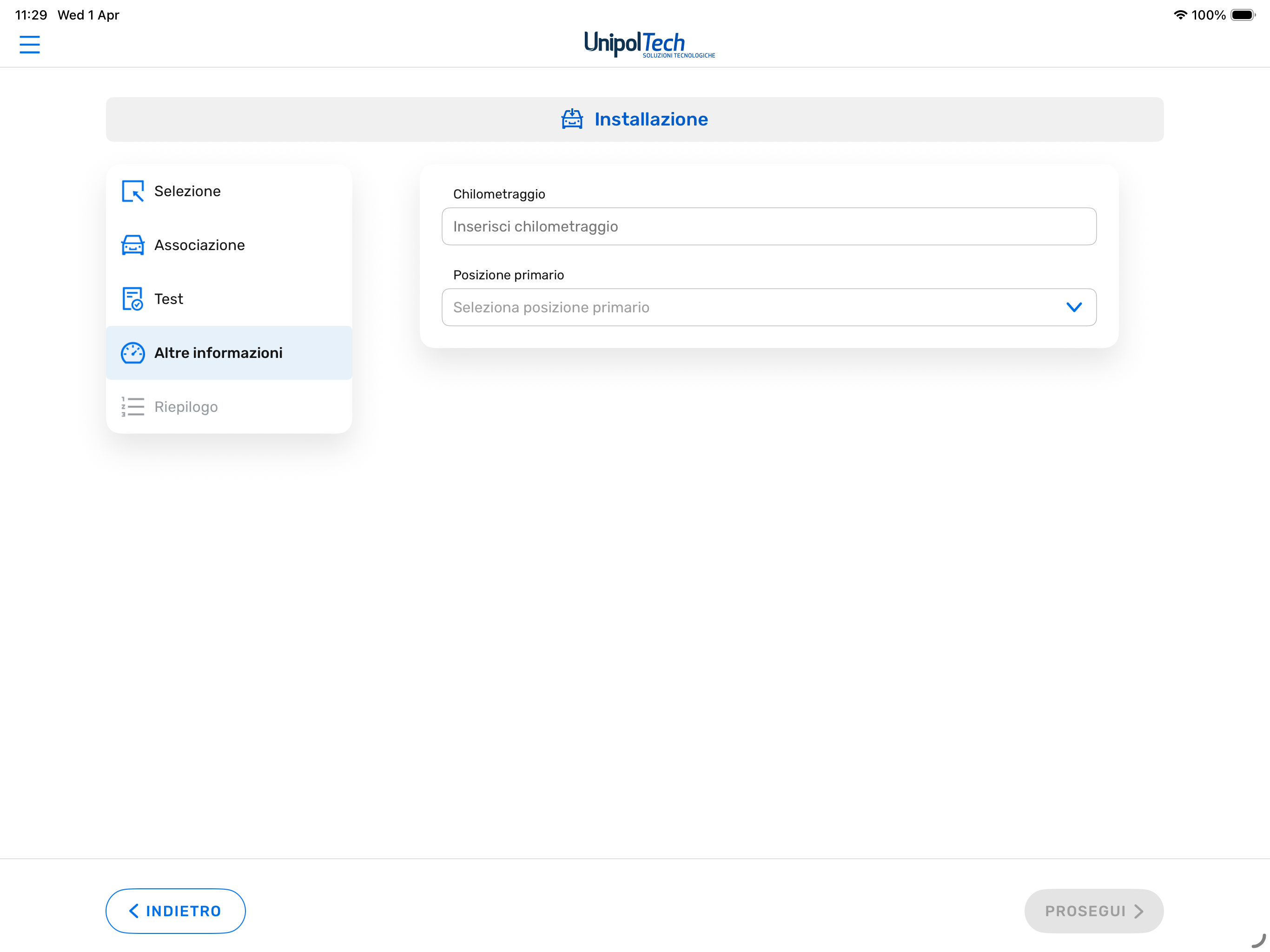 Unipoltech Installer