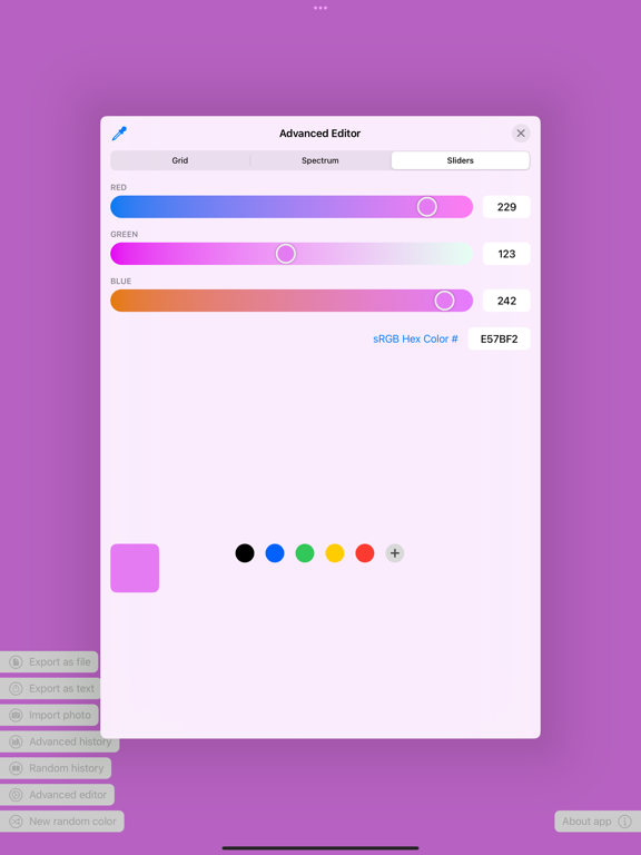Screenshot #6 pour PickerFull - Color Extractor
