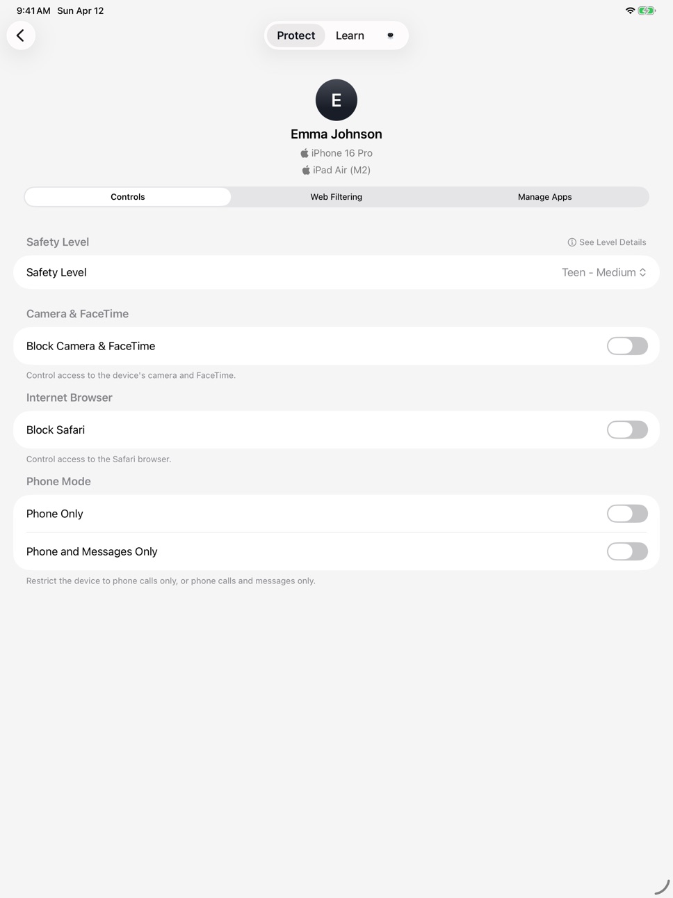 iPad screenshot