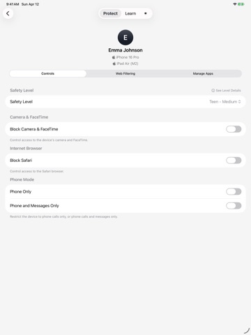 GuardianLock iPad screenshot