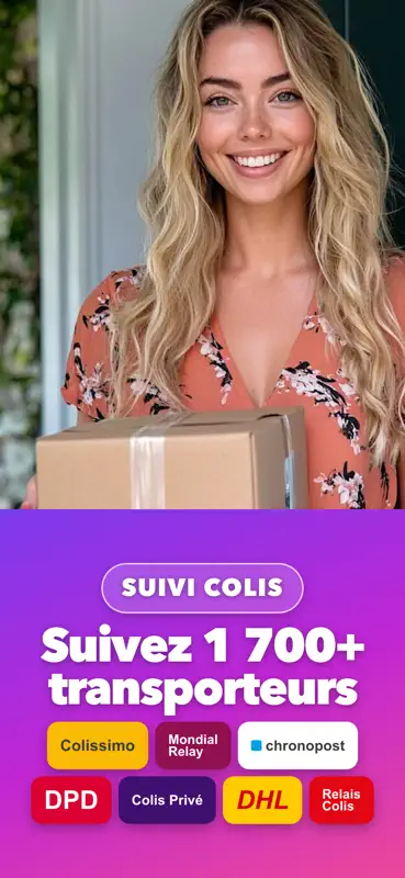 Suivi colis: DHL,DPD,GLS,UPS screenshot 1 of 10