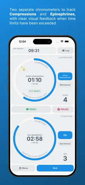 Code Blue CPR – ACLS Timer screenshot 1