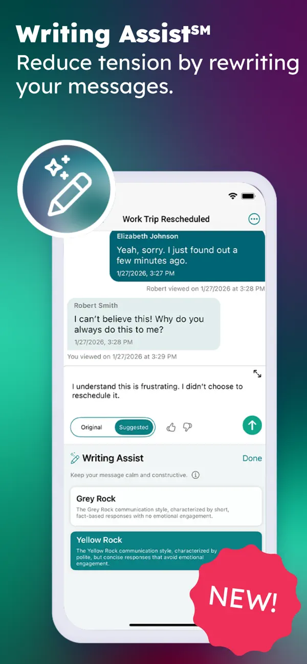 Screenshot #3 pour TalkingParents: Co-Parent App