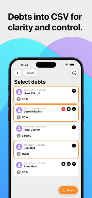 Debts.app Screenshot 4 of 7