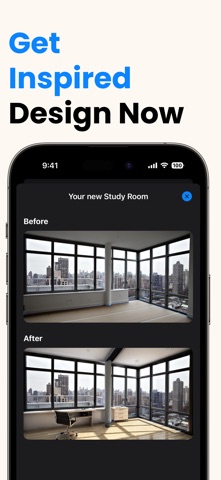AI Interior Design RoomX iPhone screenshot