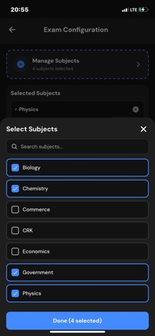 ScholarGen JAMB CBT 2026 screenshot
