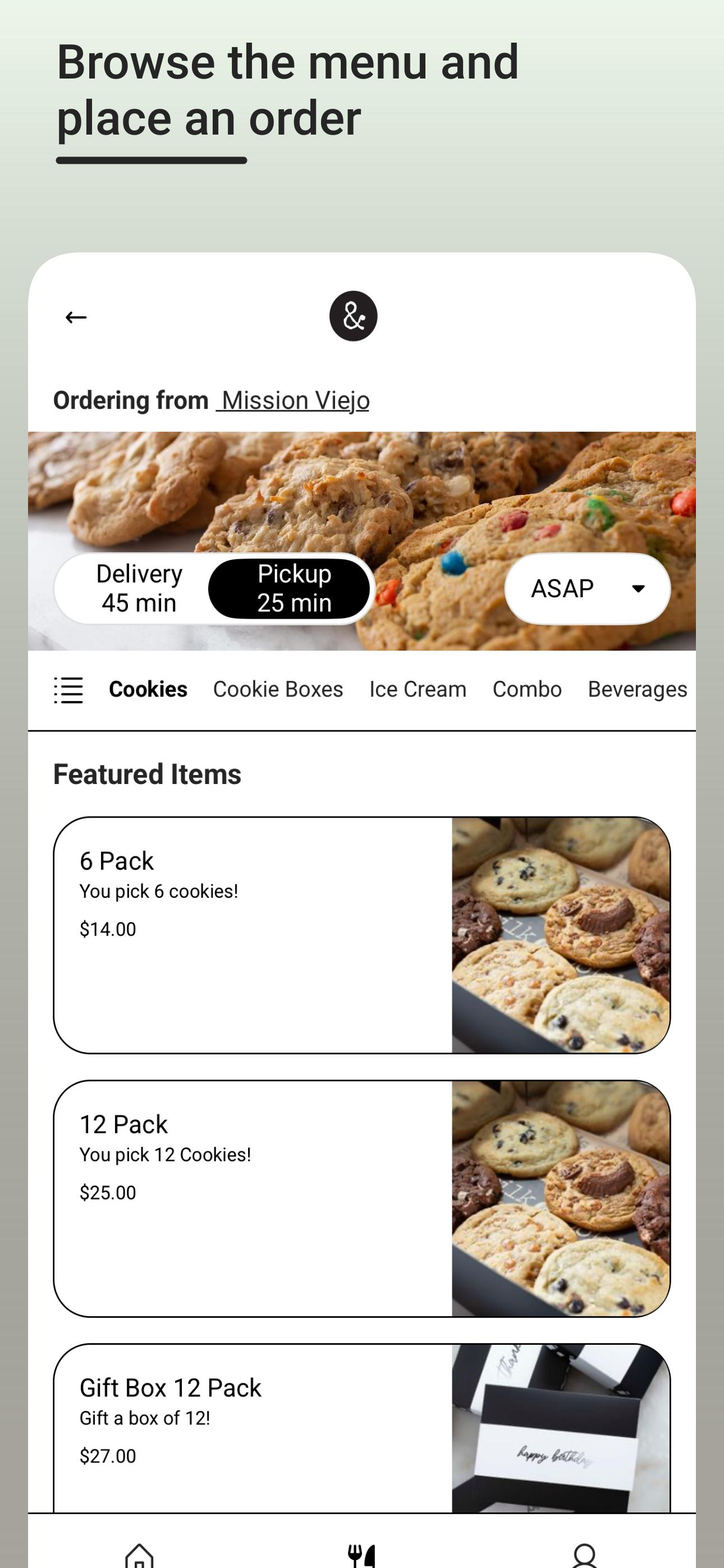 Milk & Cookies App screenshot 2