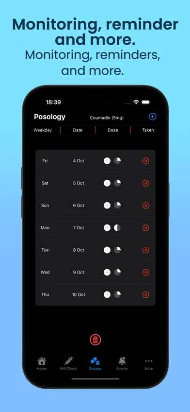 INR Coagulation Manager screenshot 5