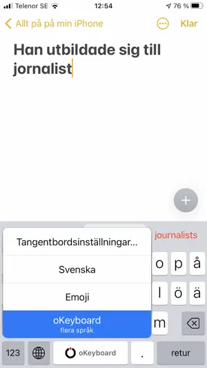 oKeyboard Edu screenshot 2