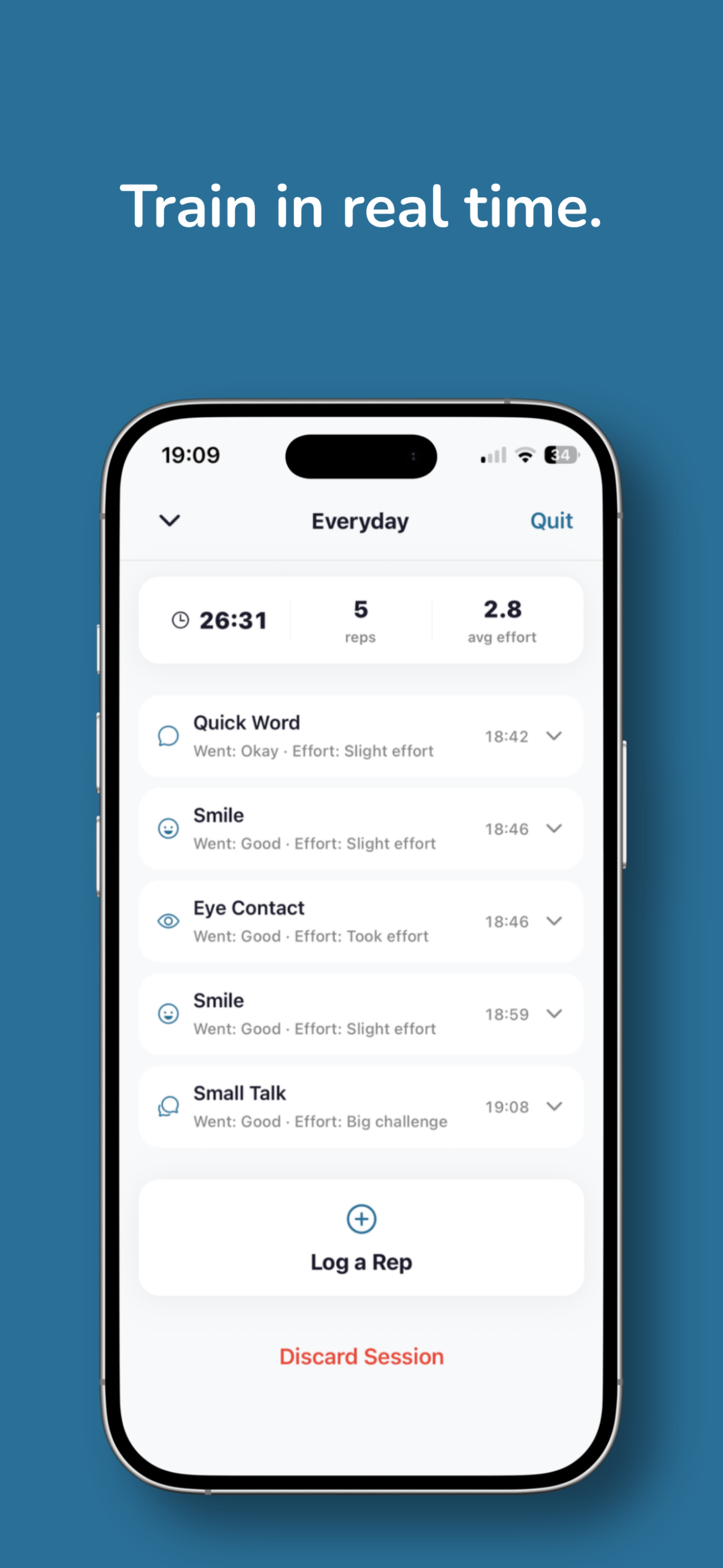 agirep: Social Skills Tracker screenshot 3