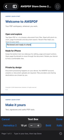 AMS PDF Mobile screenshot 2
