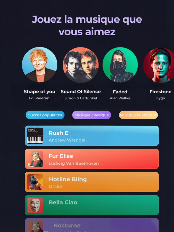 Screenshot #5 pour Piano Jeu de Musique & Clavier