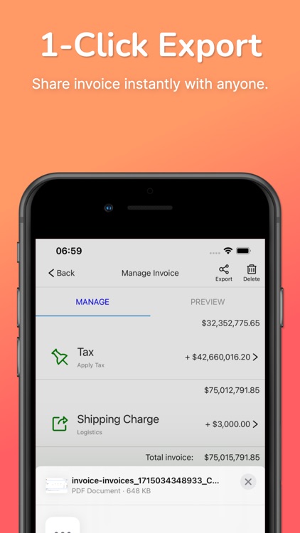 Invoice & Estimate Generator screenshot-3