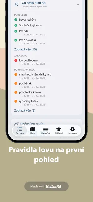 Rybmap: rybářské revíry screenshot 2