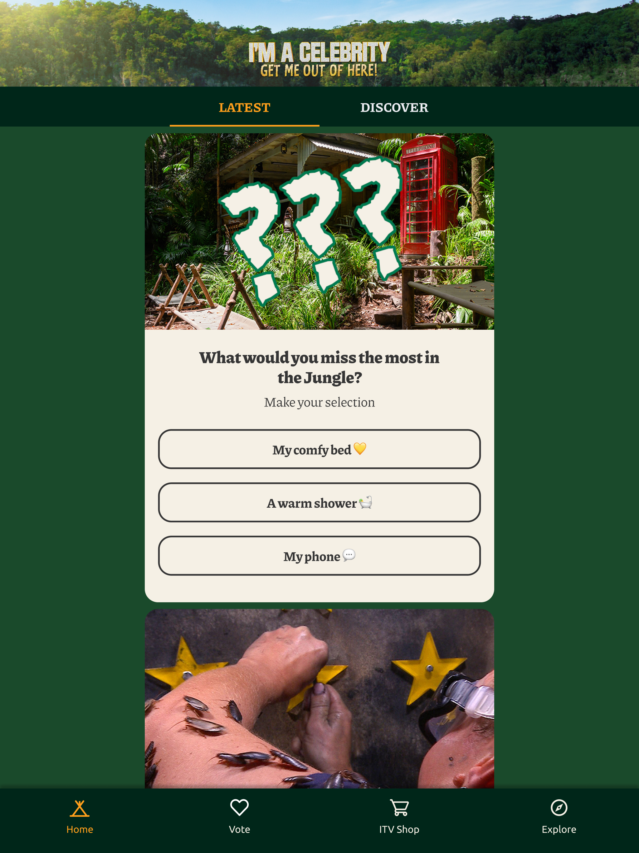 I'm A Celebrity...