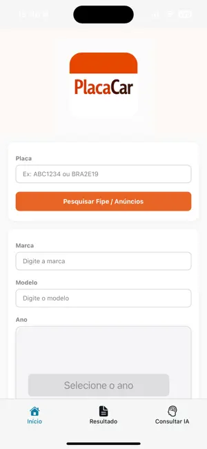 PlacaCar: FIPE e anúncios screenshot 3