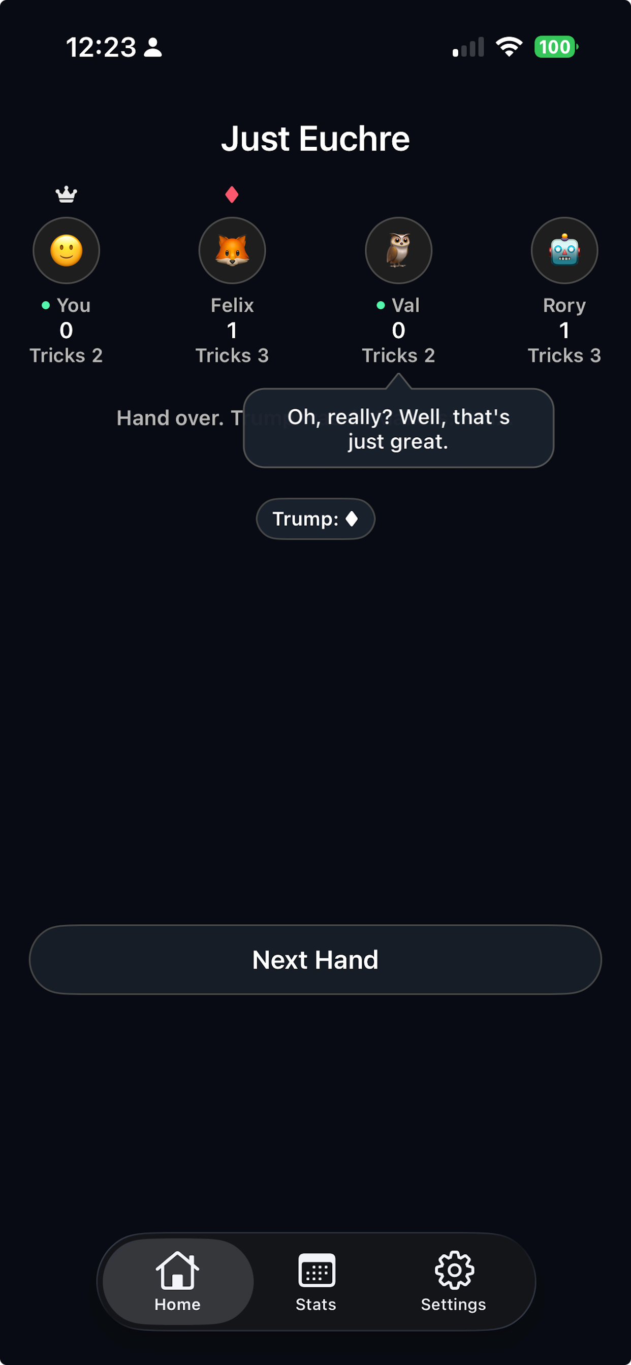 Just Euchre screenshot 7
