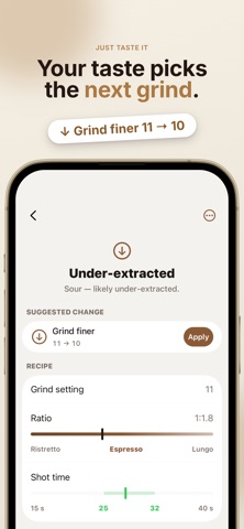 Espresso Dial In: tastewell Screenshot 2 of 6