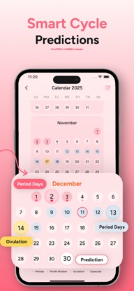 Menstrual Cycle Tracker: Ovina screenshot 2