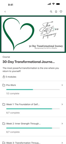 The Self Love Frequency screenshot