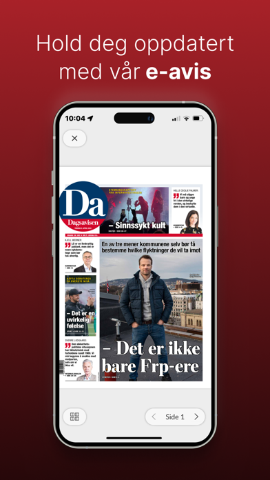 Dagsavisen e-avis Screenshot