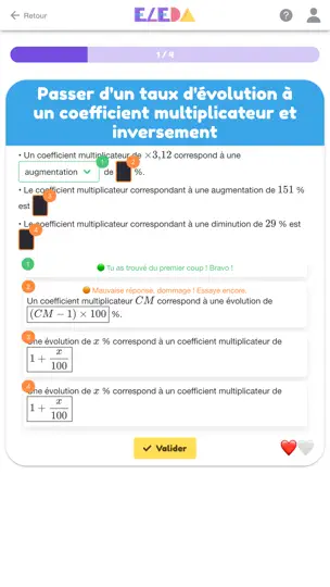 Capture d'écran de Maths Etudes Supérieures Eleda sur iPhone 6