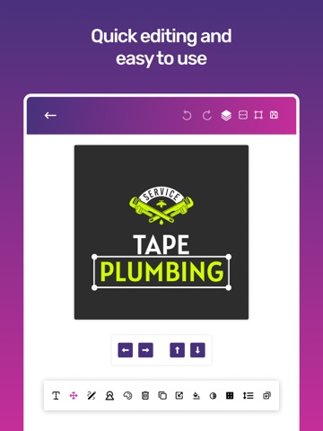Logo Design Maker - Brand Shop iPad screenshot