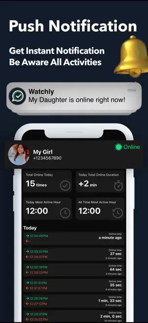 Watchly: Last Seen Online AI screenshot 4