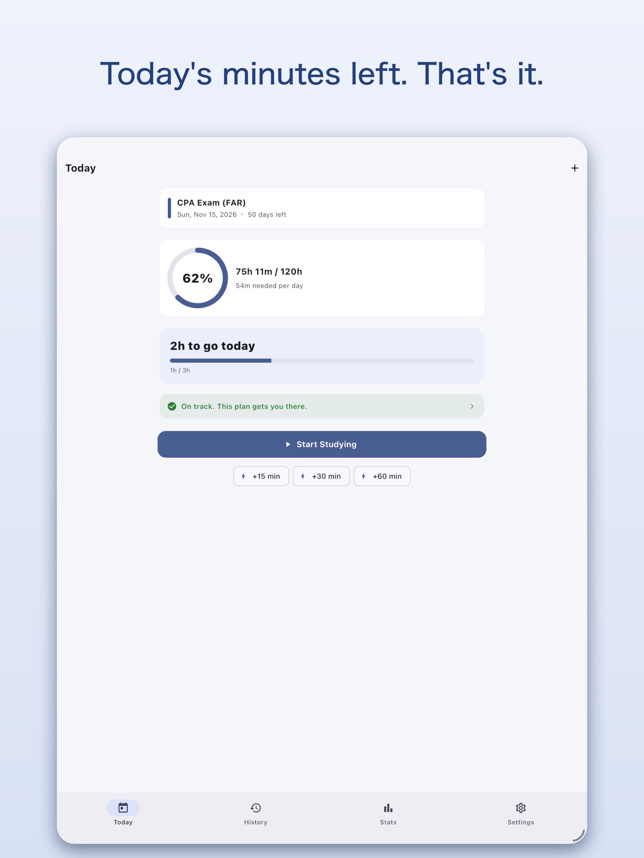 Screenshot 5 of StudyPace - Exam Study Tracker