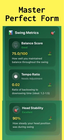 Golf Swing Analyzer & Trainer screenshot