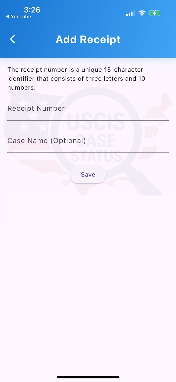 U.S. Immigration Case Tracker screenshot 3