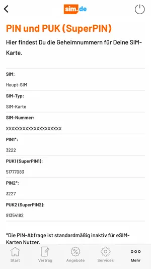 sim.de Servicewelt screenshot 3
