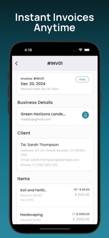 Easy Invoice – Bill Maker Screenshot 4 of 6