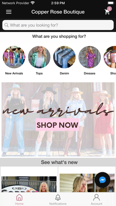 Copper Rose Boutique Screenshot
