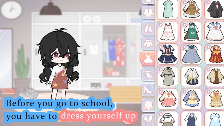 YOYO Doll School Life Dress Up screenshot-4