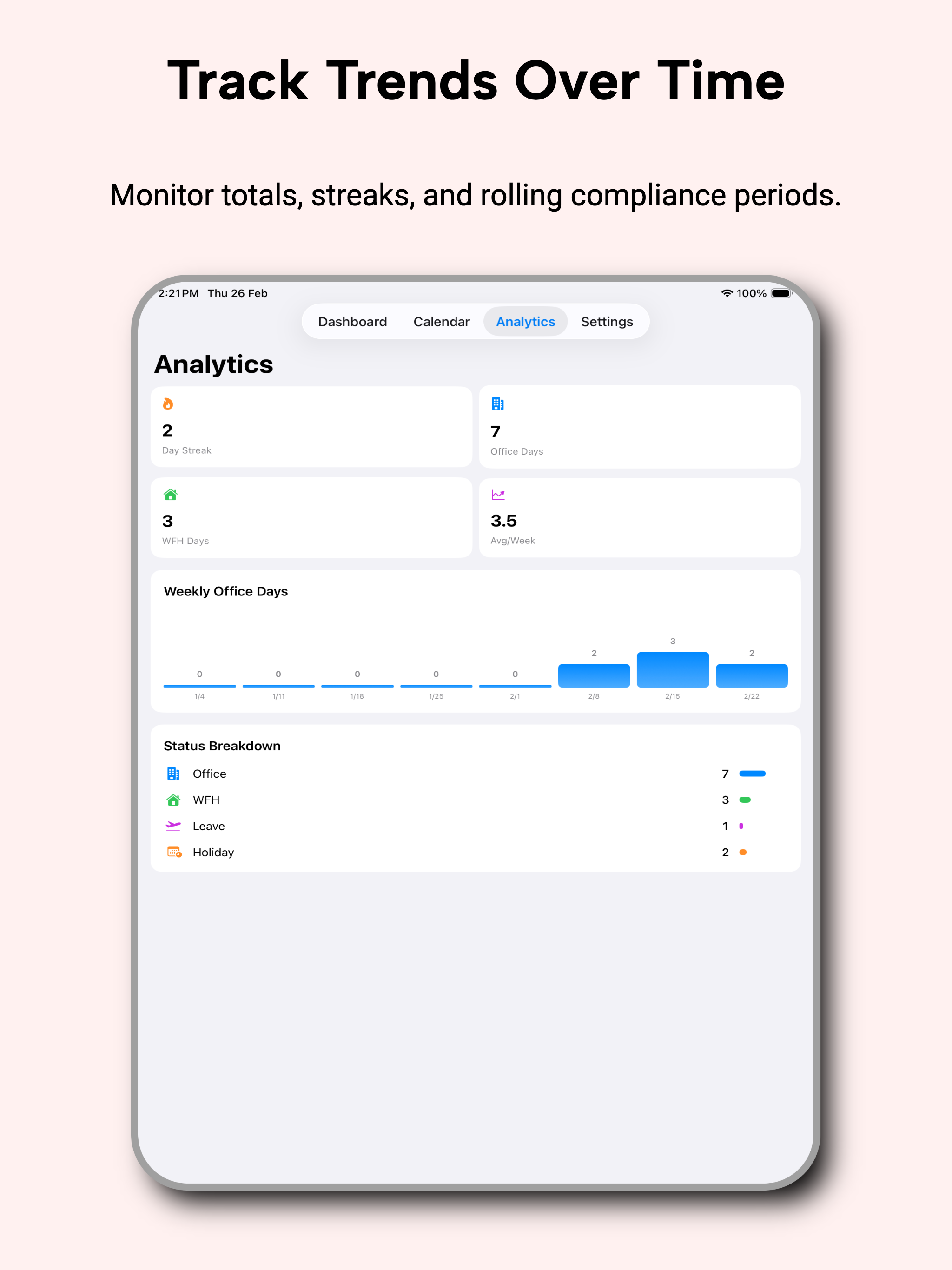 OfficeComply: RTO Tracker screenshot 9