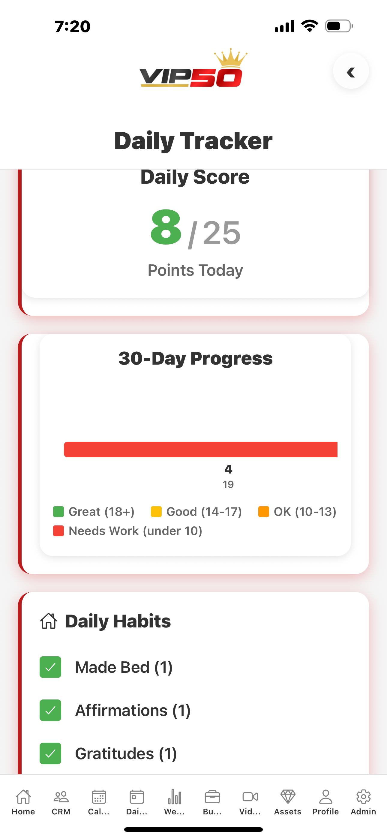 VIP50 App