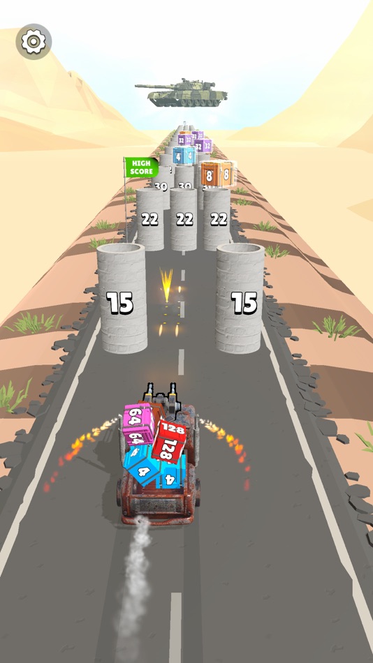 #3. Car Rush: Merge Cubes (iOS) 来自: TapNation