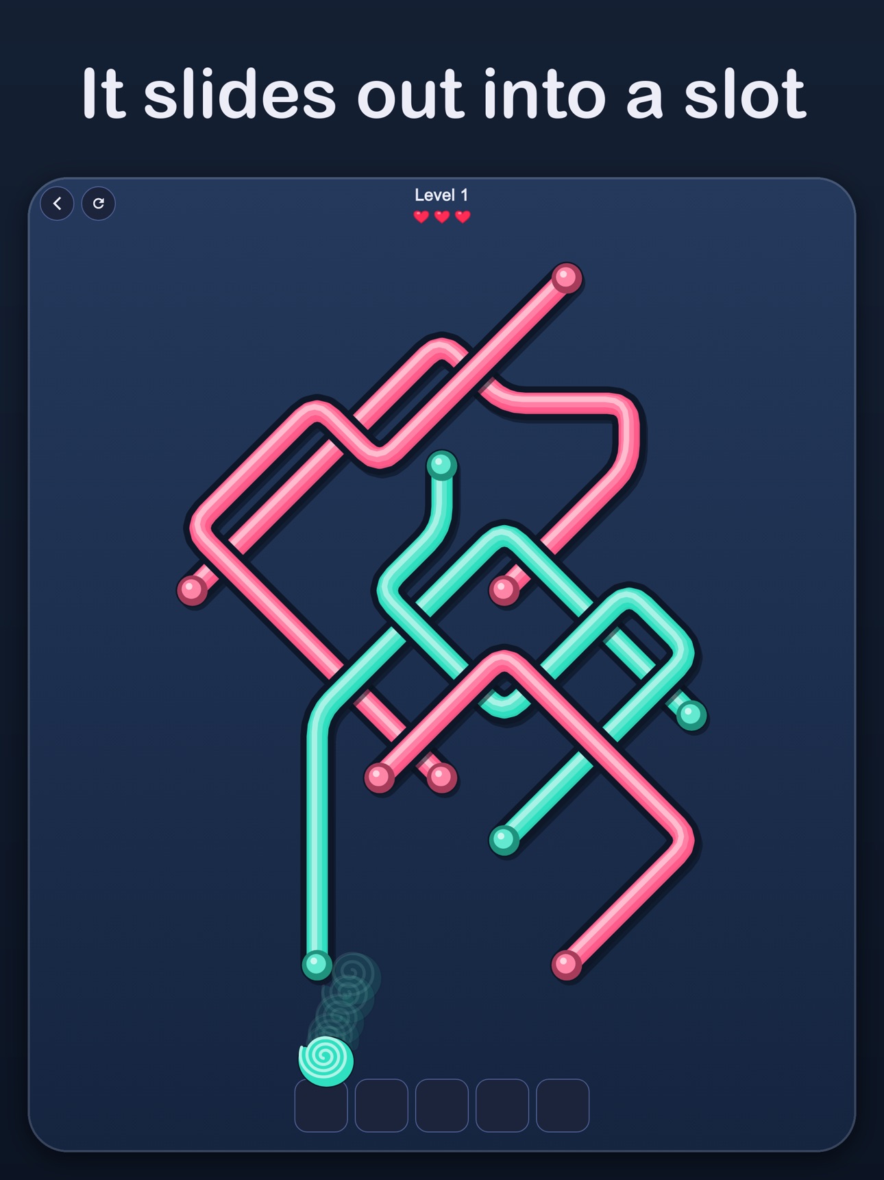Screenshot 9 of Ropna: Untangle Rope Puzzle