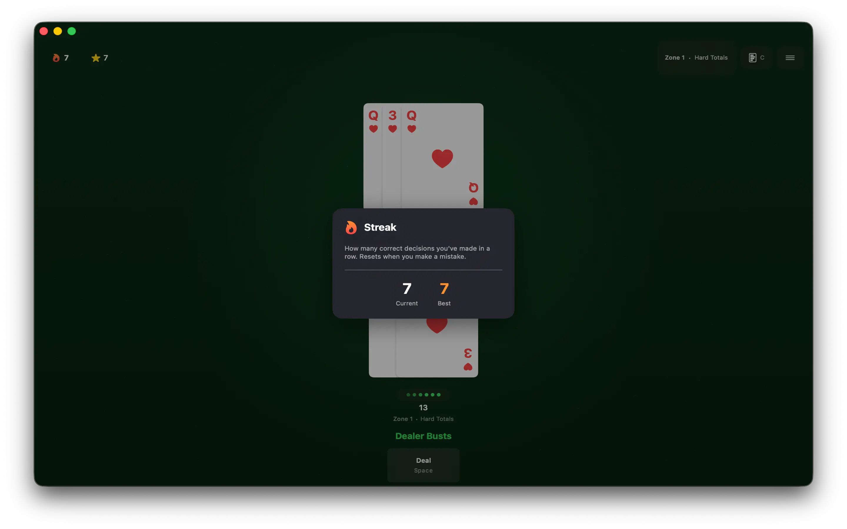 #1. Blackjack Gym (iOS) By: Brendan Boyle