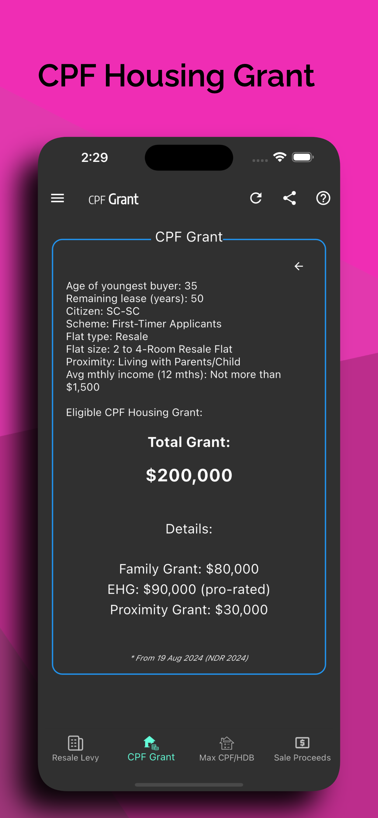 Singapore Home Loan Calculator