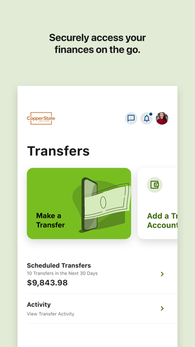 Screenshot #2 pour Copper State CU Mobile Banking