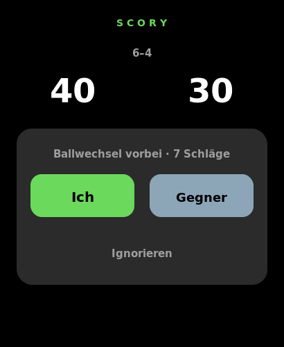 Scory – Tennis Score screenshot 8