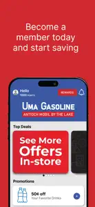 UMA Gasoline Rewards screenshot #1 for iPhone